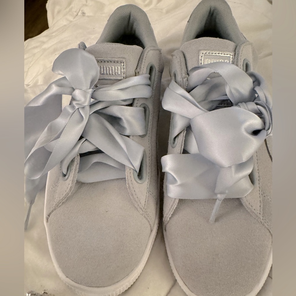 Puma light blue sneakers, women’s size 11